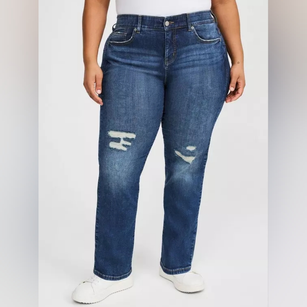 Torrid- Bombshell Straight Premium Stretch High-Rise Jean